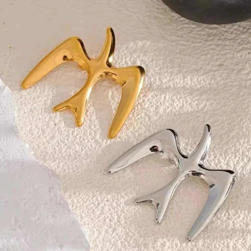 Gold Bird Stainless Steel Waterproof Brooch
